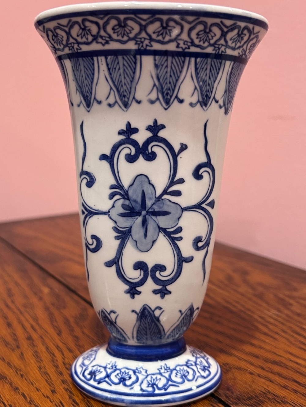 AA Importing Blue and White Small Ceramic Decorative Vase